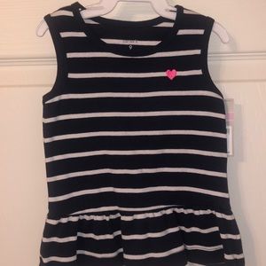 NWT! Infant Girls, Carter’s, Blue & White Striped Tank Top, Size 9 months